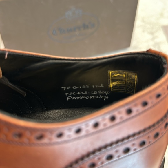 BRAND NEW - Church’s Brown Captoe Oxfords - Size 7 UK - Picture 7 of 7